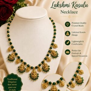 Lakshmi Kasula(Green beads)