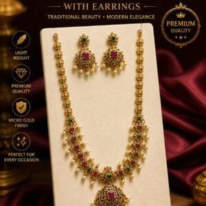 Micro Gold Haram With Ear rings