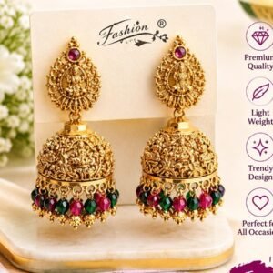 Gold plated Ear Rings. Jumkas..